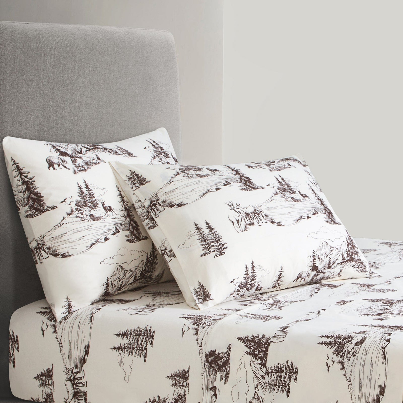 200TC Cotton White Pine Sheet Set Sheeting