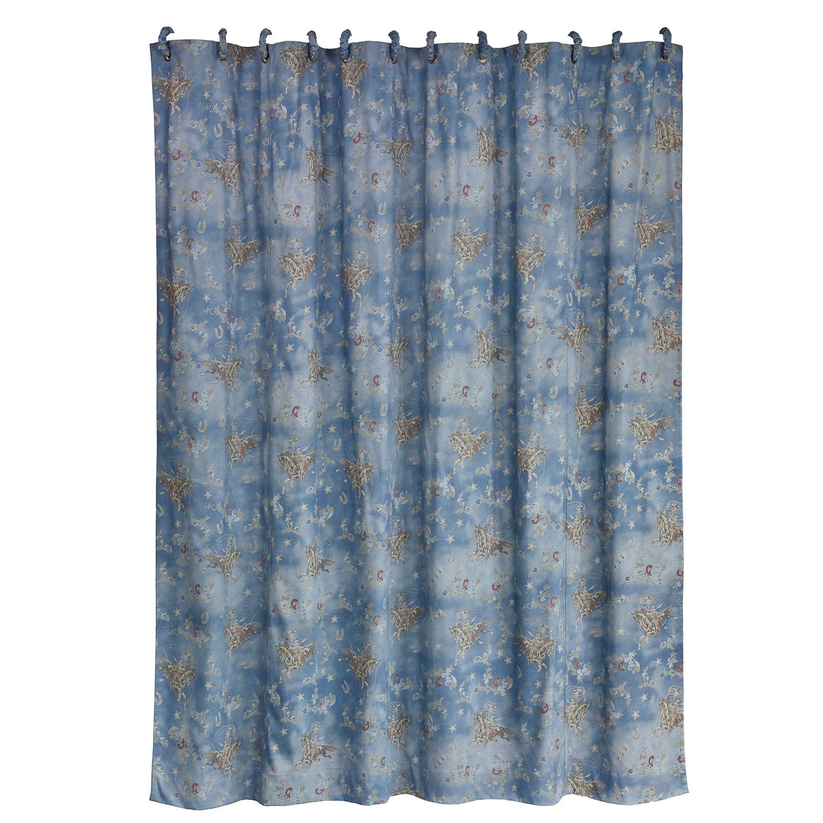 Lee Western Washed Denim Shower Curtain Shower Curtain
