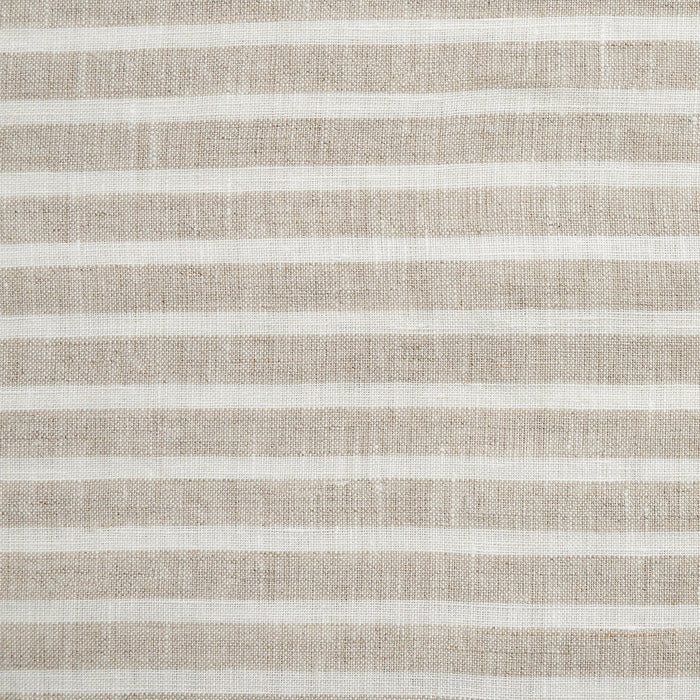 100% French Flax Linen Railroad Stripe Reversible Swatch Swatch
