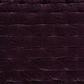 Stella Faux Silk Velvet Pintuck Swatch Dark Violet Swatch