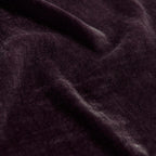Stella Faux Silk Velvet Swatch Dark Violet Swatch