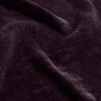Stella Faux Silk Velvet Swatch Dark Violet Swatch