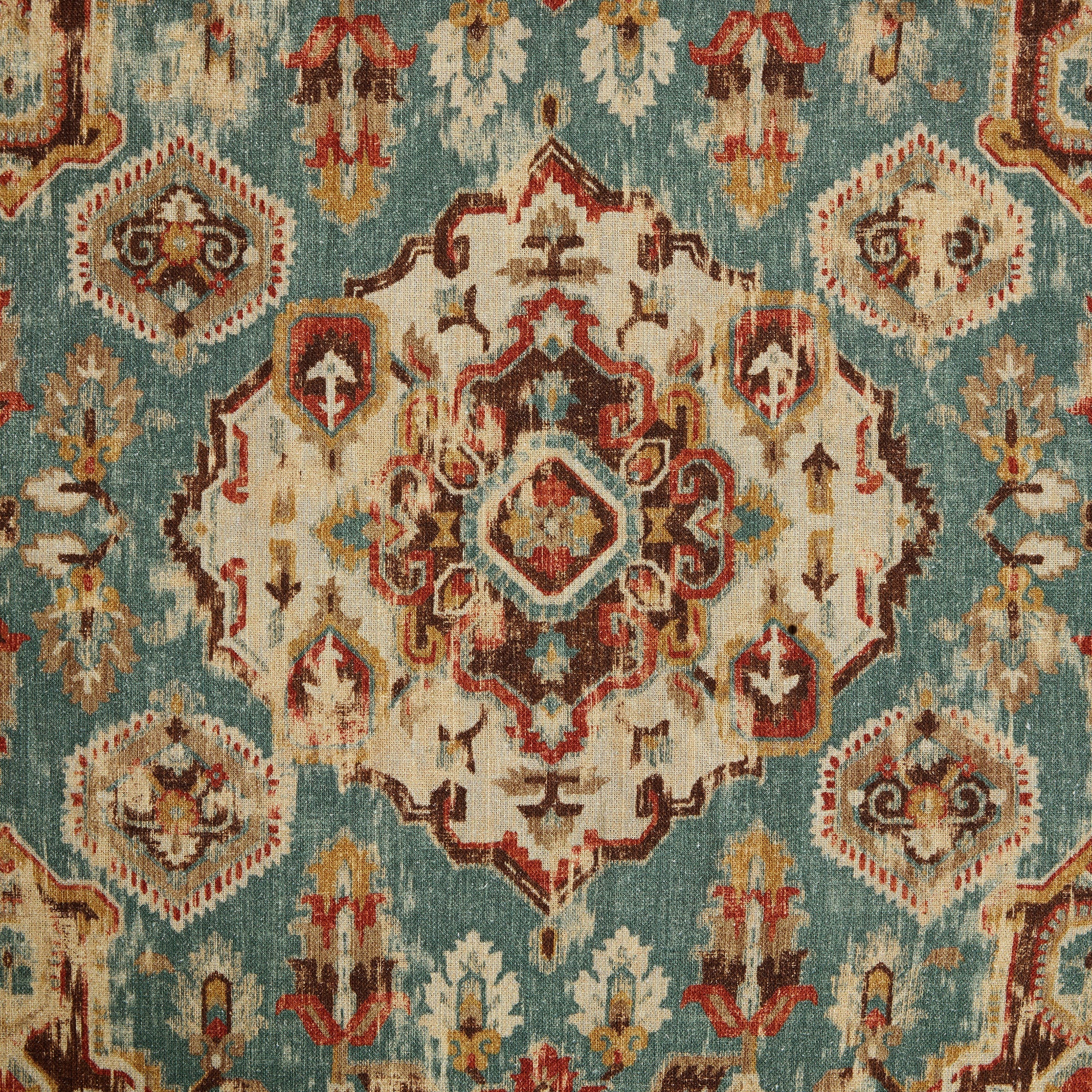 Carmen Kilim Swatch Teal Swatch