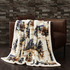 Acadia Campfire Sherpa Throw Throw