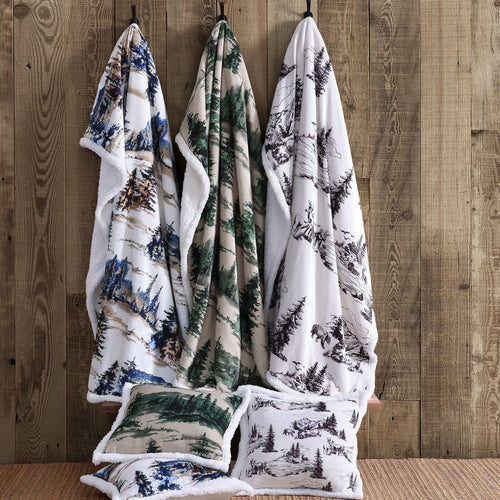 Acadia Campfire Sherpa Throw Throw