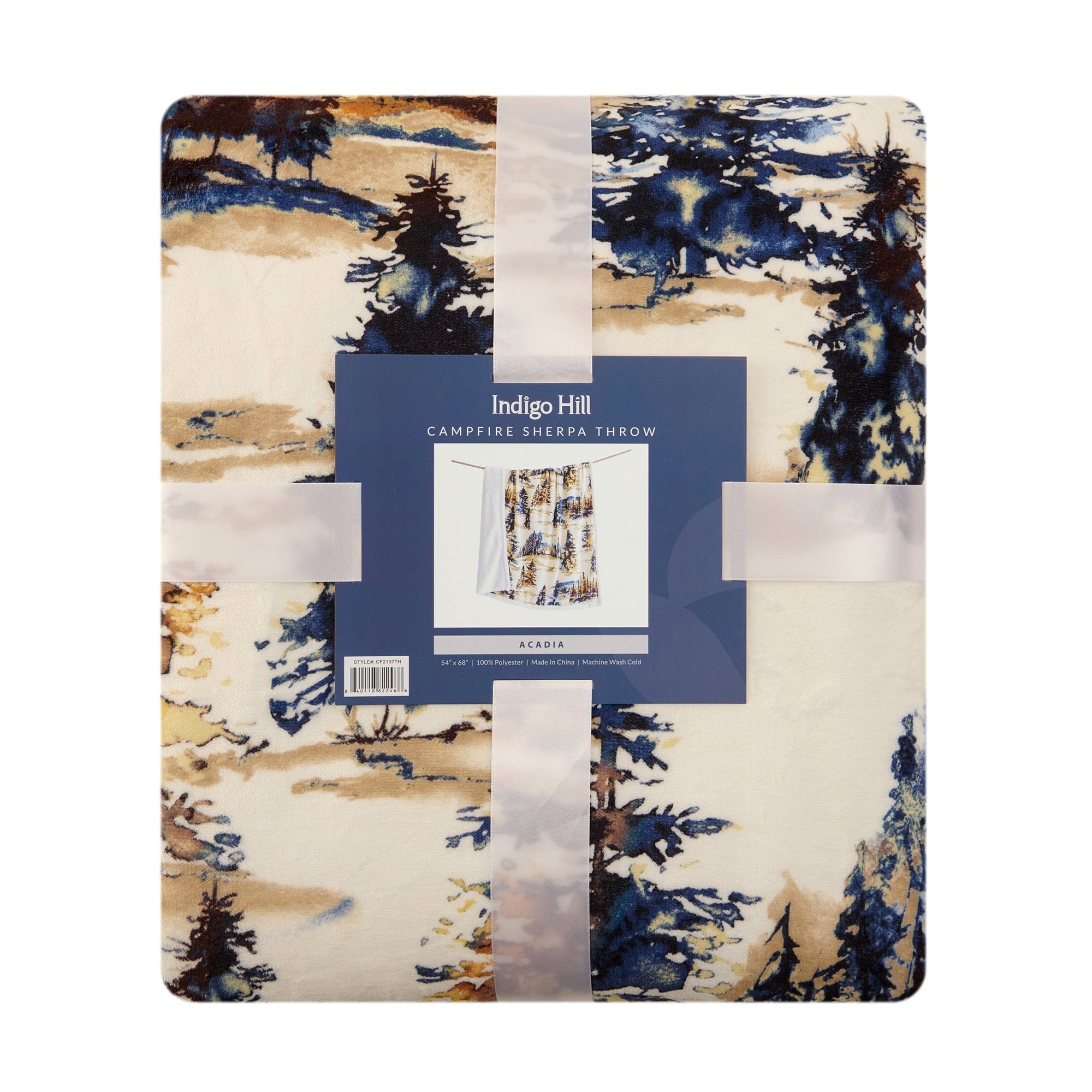 Acadia Campfire Sherpa Throw, 6 MOQ Throw