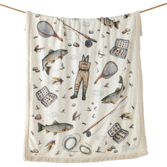 Angler Gear Campfire Sherpa Throw, 6 MOQ Throw
