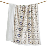 Arrow Campfire Sherpa Throw Throw