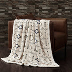 Arrow Campfire Sherpa Throw Throw