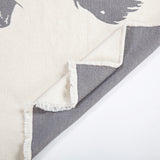 Bucking Bronco Chenille Jacquard Throw Throw