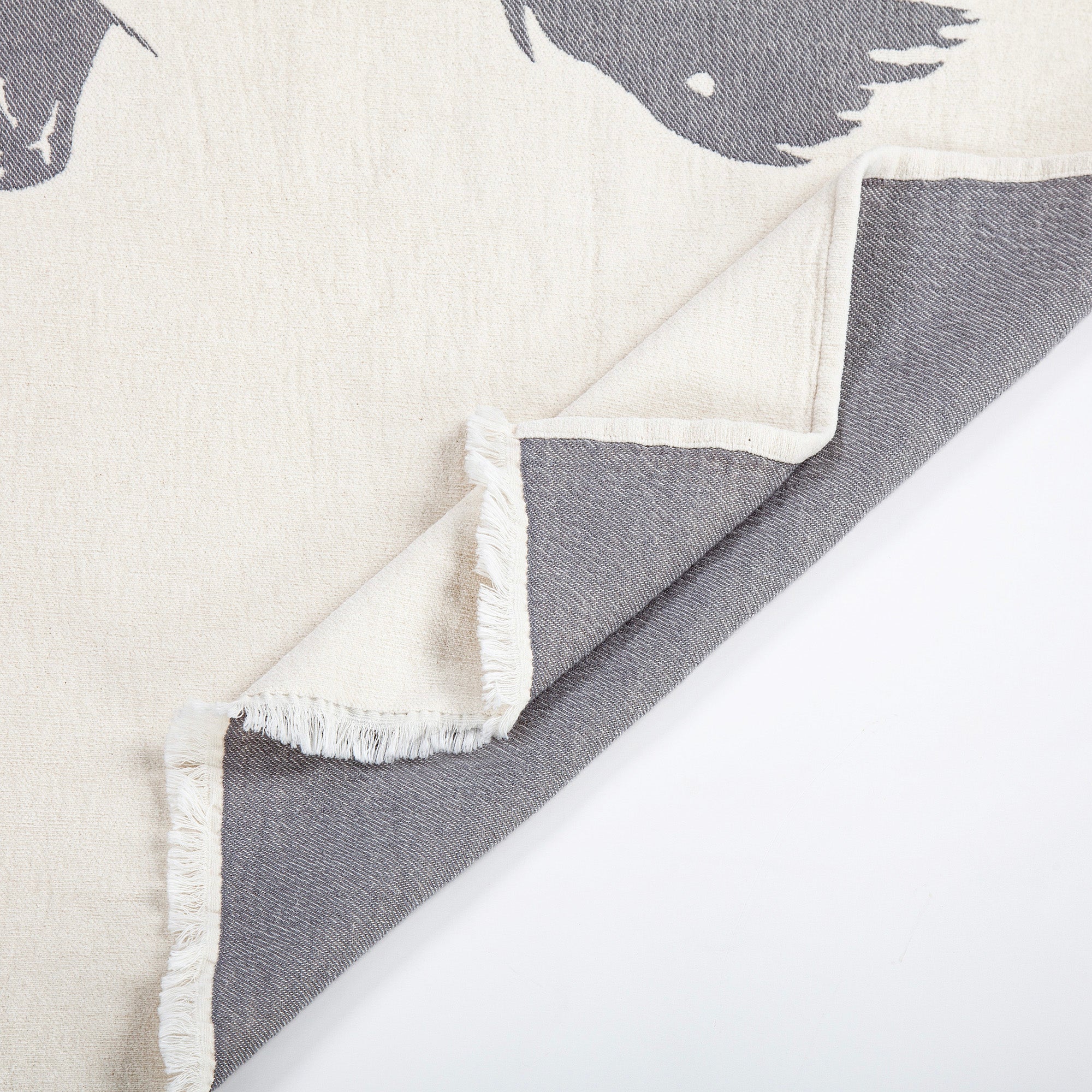 Bucking Bronco Chenille Jacquard Throw Throw