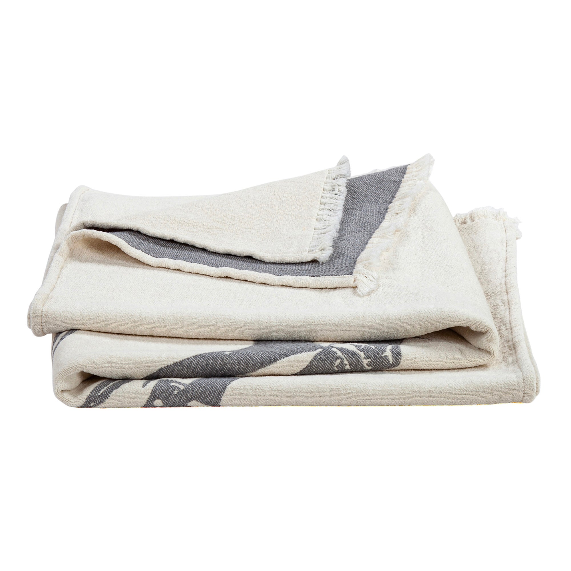 Bucking Bronco Chenille Jacquard Throw Throw