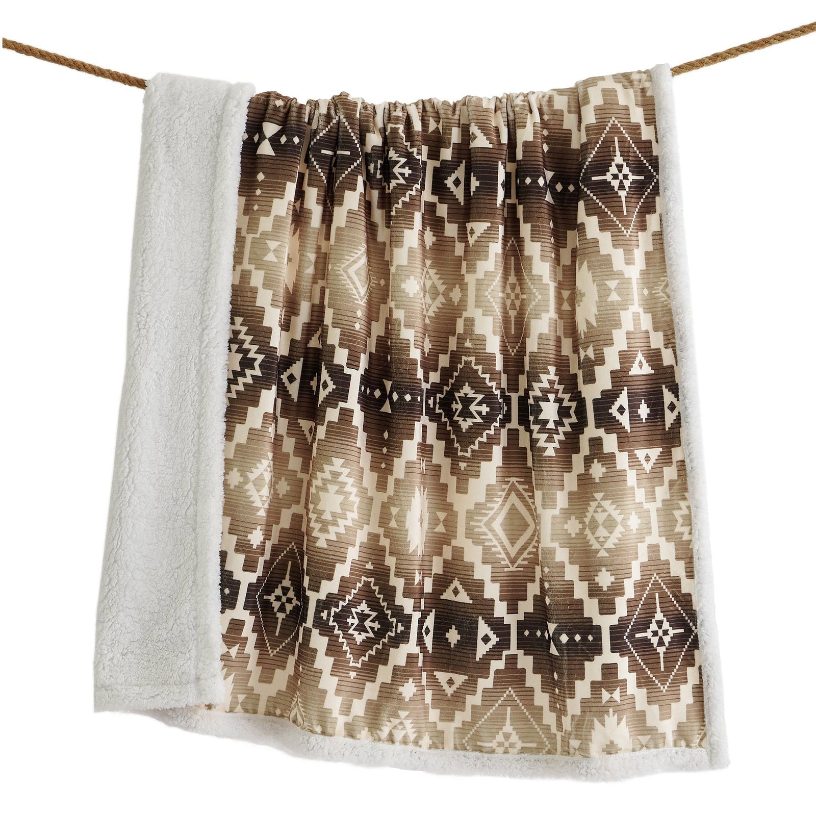 Chalet Campfire Sherpa Throw, 6 MOQ Throw