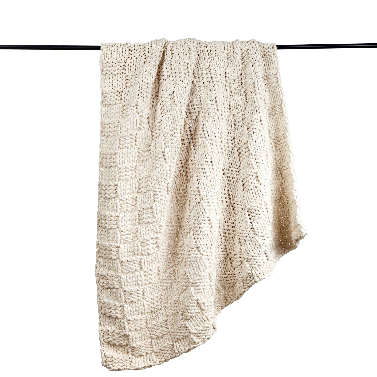 Chess Knit Throw