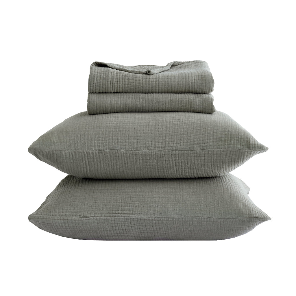 Cotton Voile Blanket Set Throw