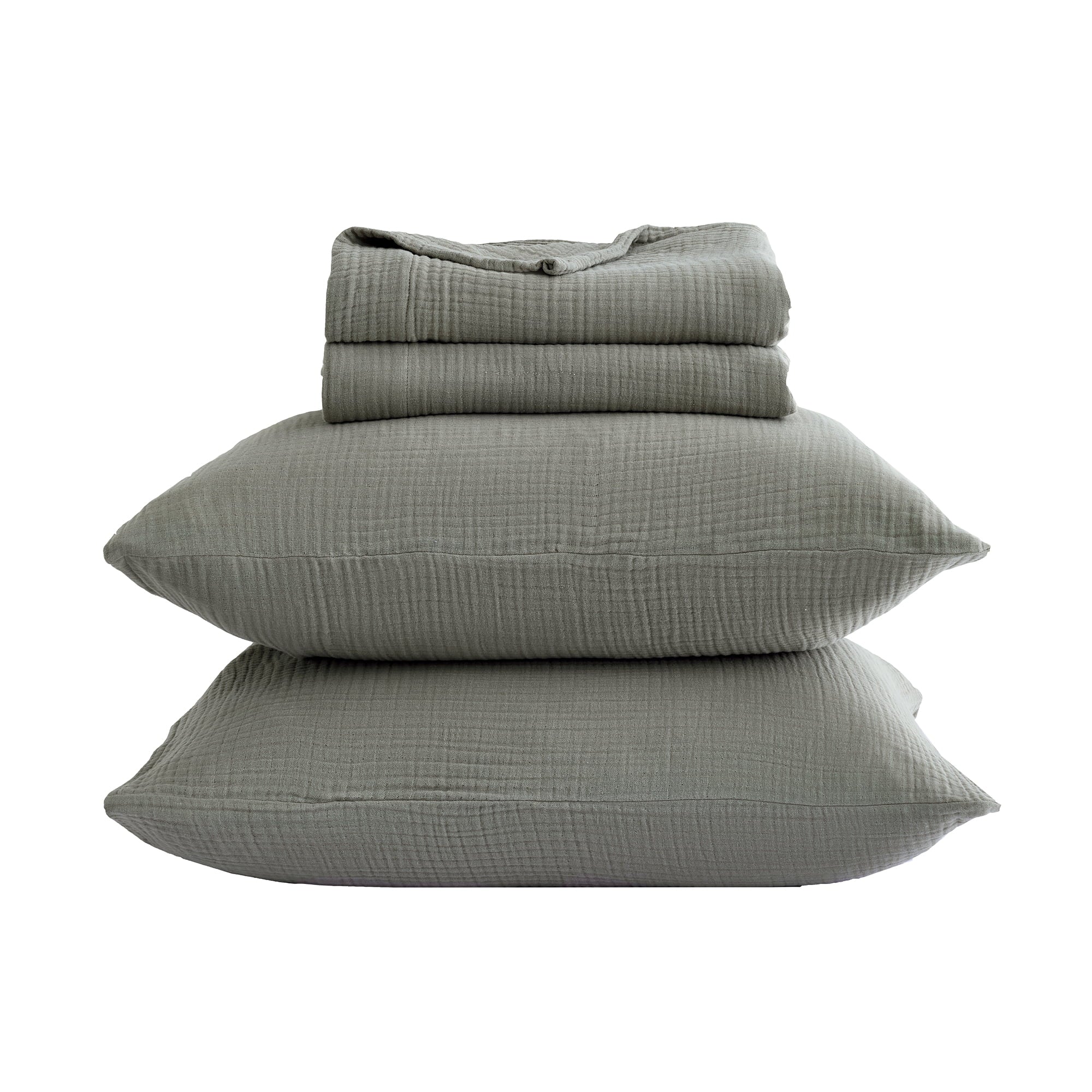 Cotton Voile Blanket Set Throw