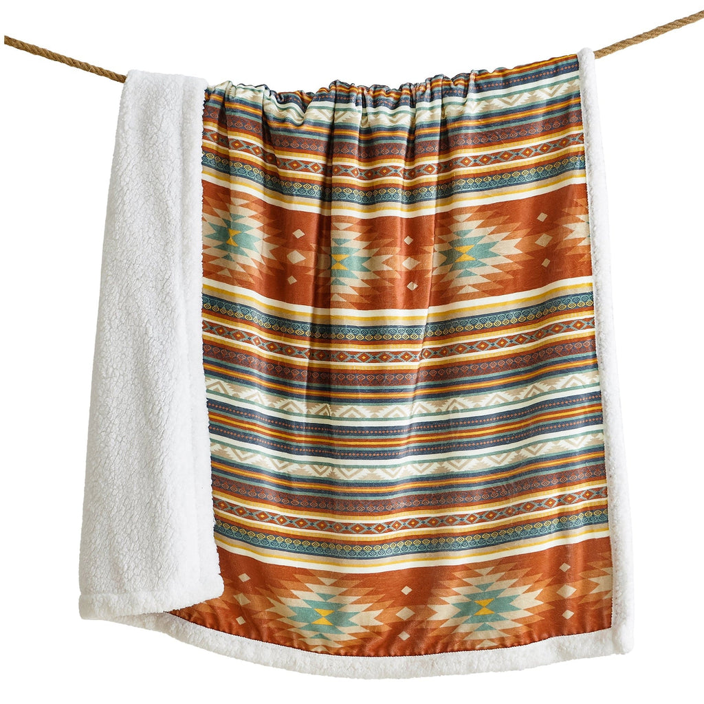 Del Sol Campfire Sherpa Throw Throw