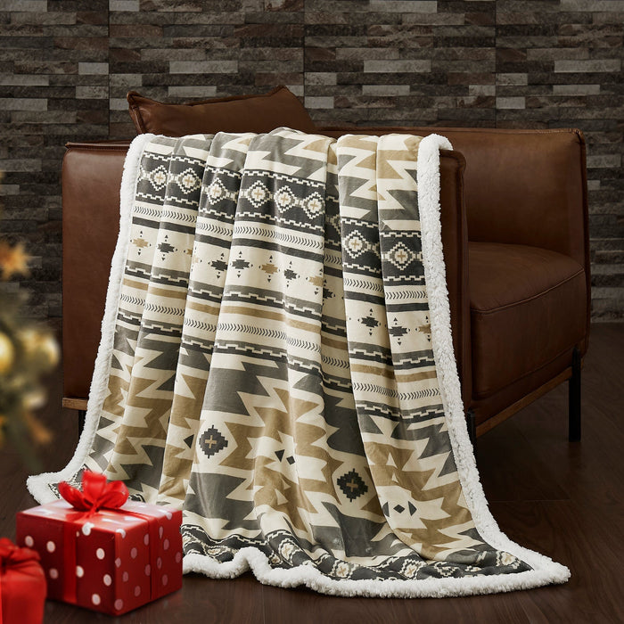 Rustic throw blanket sale