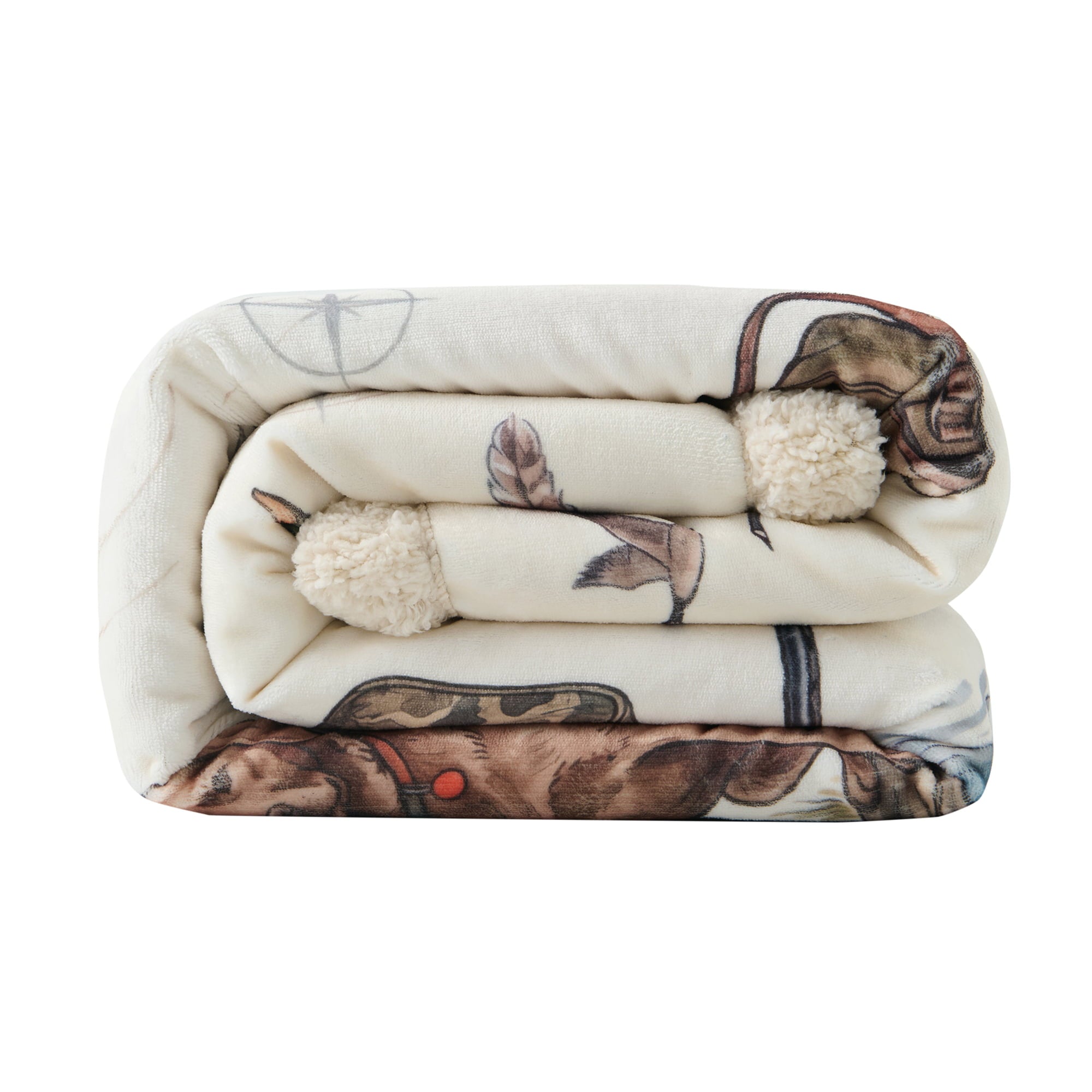 Duck Camp Campfire Sherpa Throw Throw