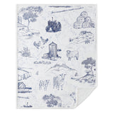 Farm Life Campfire Sherpa Throw Throw