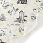Farm Life Campfire Sherpa Throw Throw