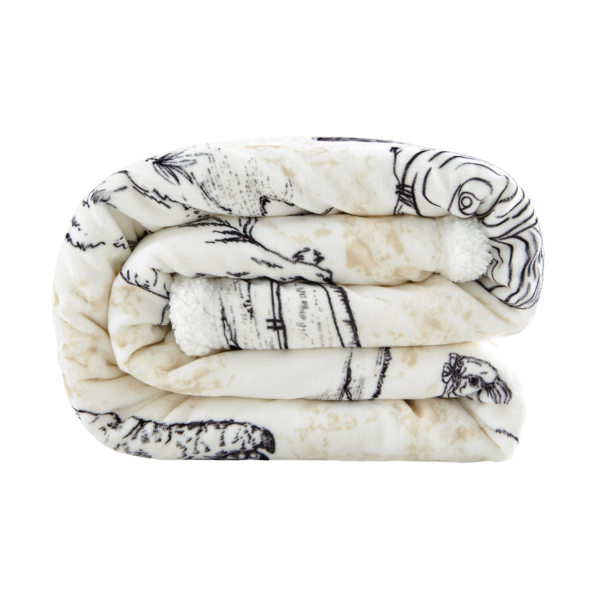 Farm Life Campfire Sherpa Throw Throw