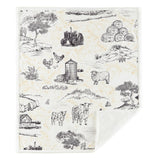 Farm Life Campfire Sherpa Throw Throw