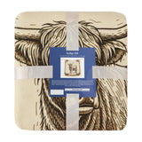 Highland Cow Campfire Sherpa Throw Throw