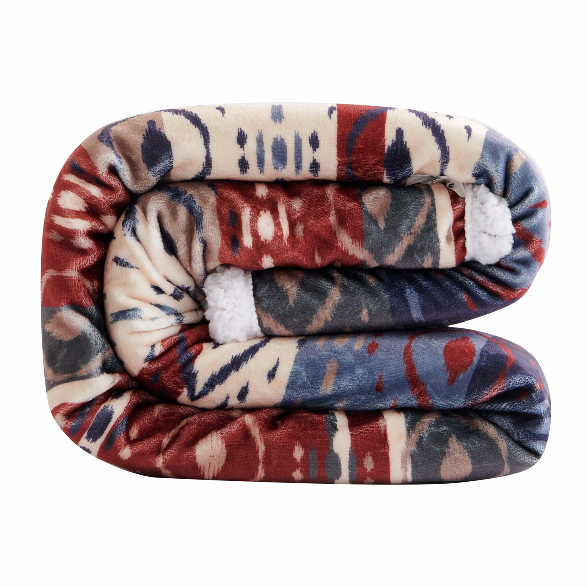 Home on the Range Aztec Campfire Sherpa Throw Throw