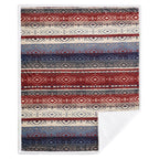 Home on the Range Aztec Campfire Sherpa Throw Throw