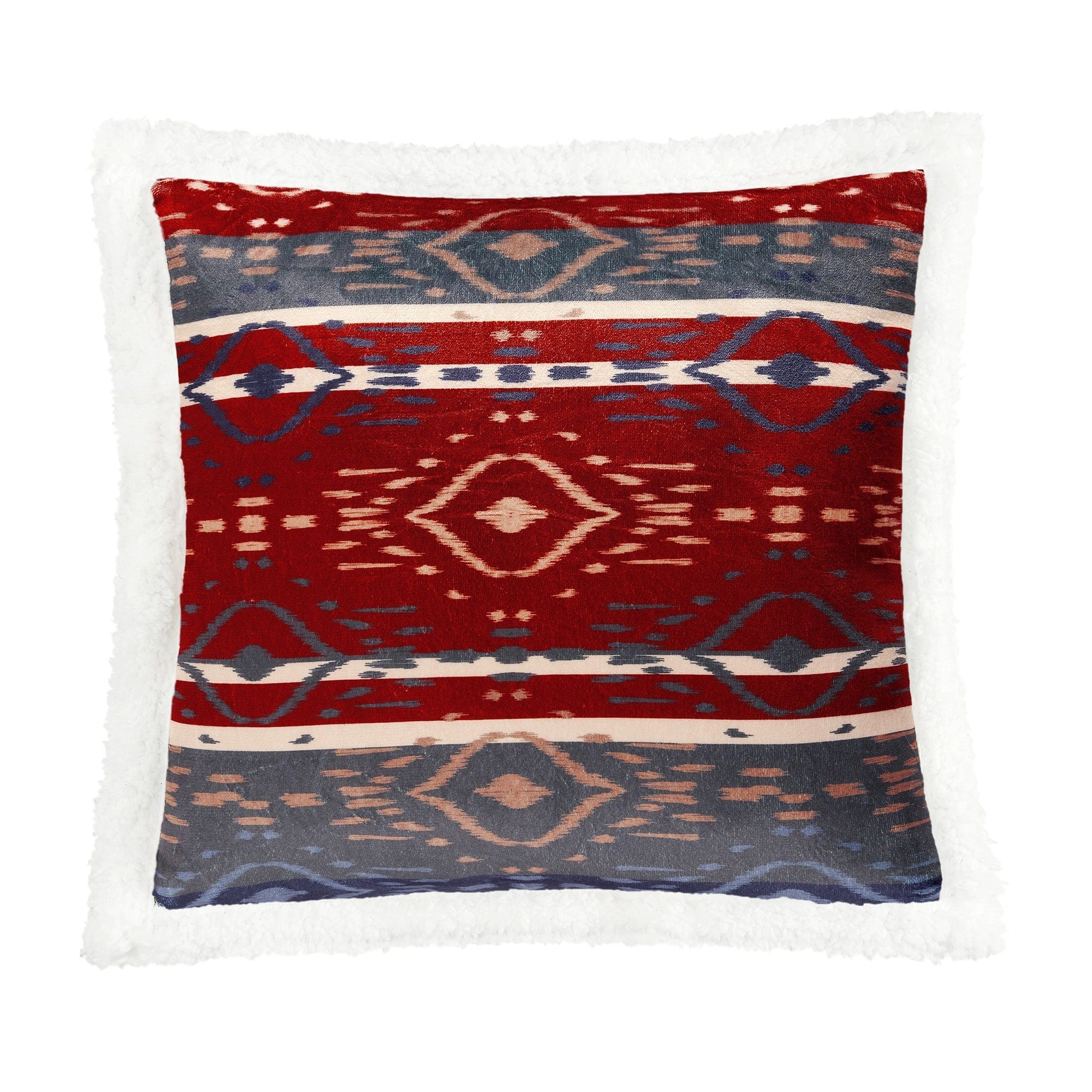 Home on the Range Aztec Campfire Sherpa Throw Throw