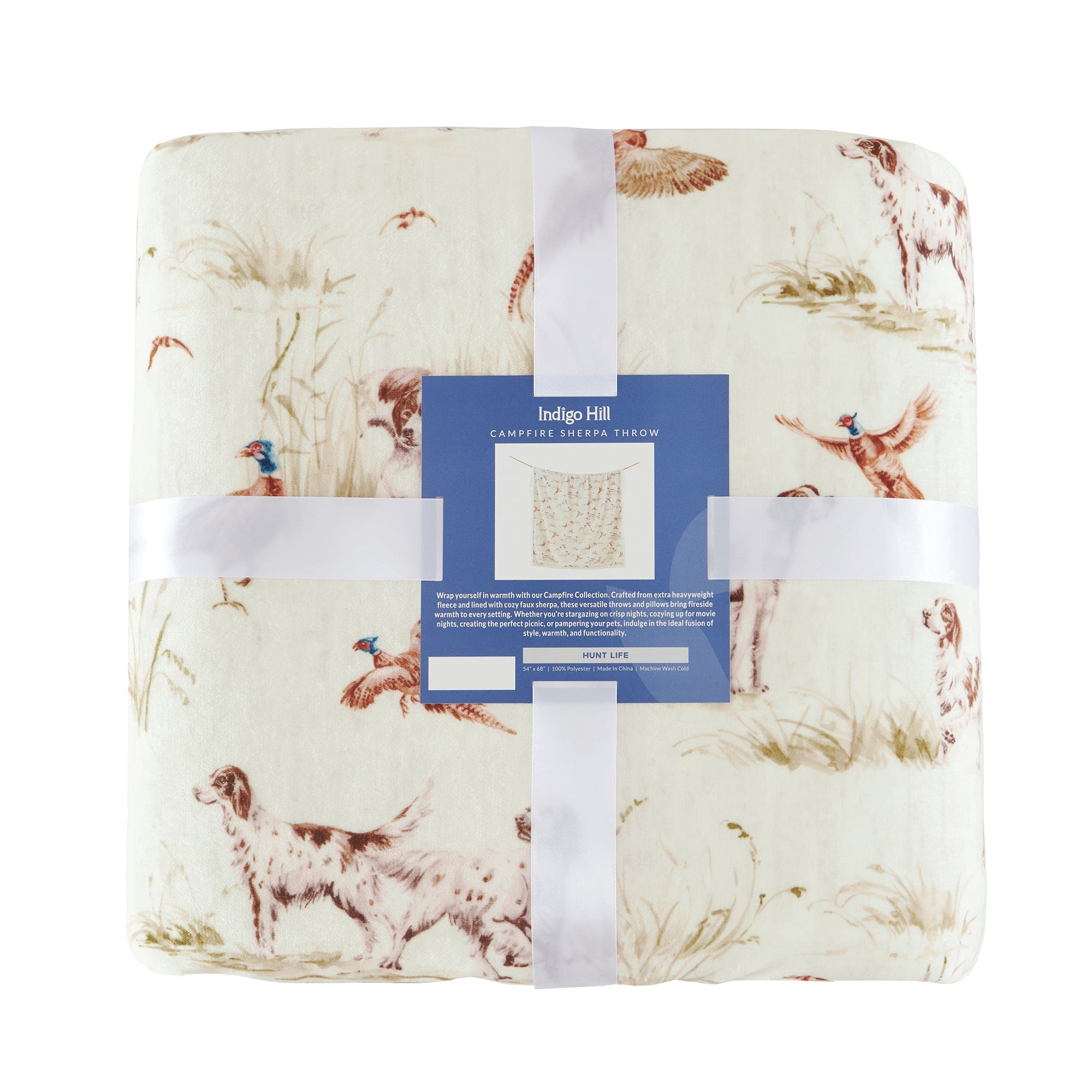 Hunt Life Campfire Sherpa Throw Throw