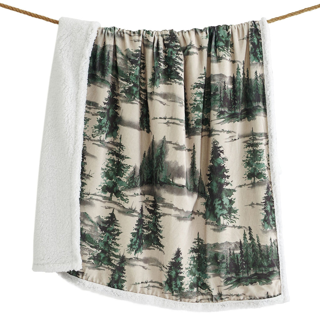 Joshua Campfire Sherpa Throw Throw