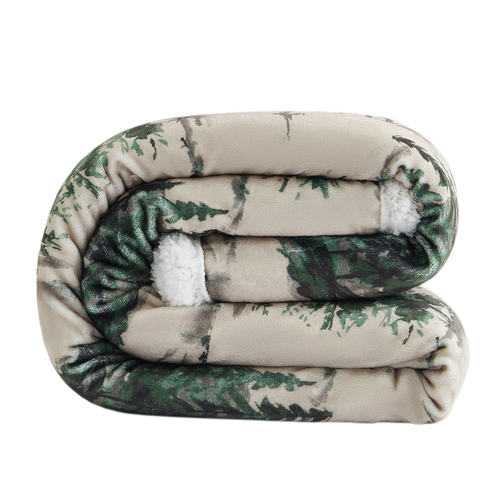 Joshua Campfire Sherpa Throw, 6 MOQ Throw