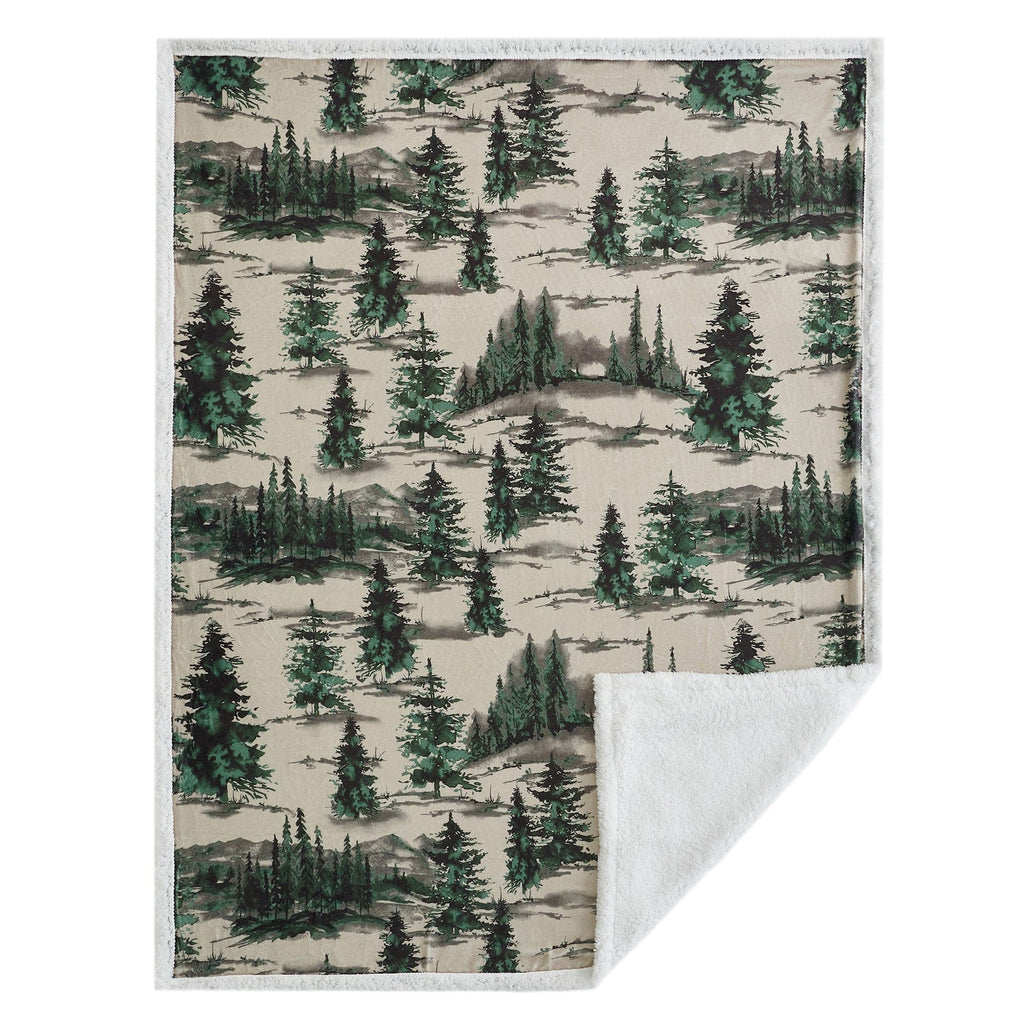 Joshua Campfire Sherpa Throw, 6 MOQ Throw