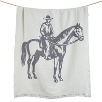 Lone Rider Chenille Jacquard Throw Throw