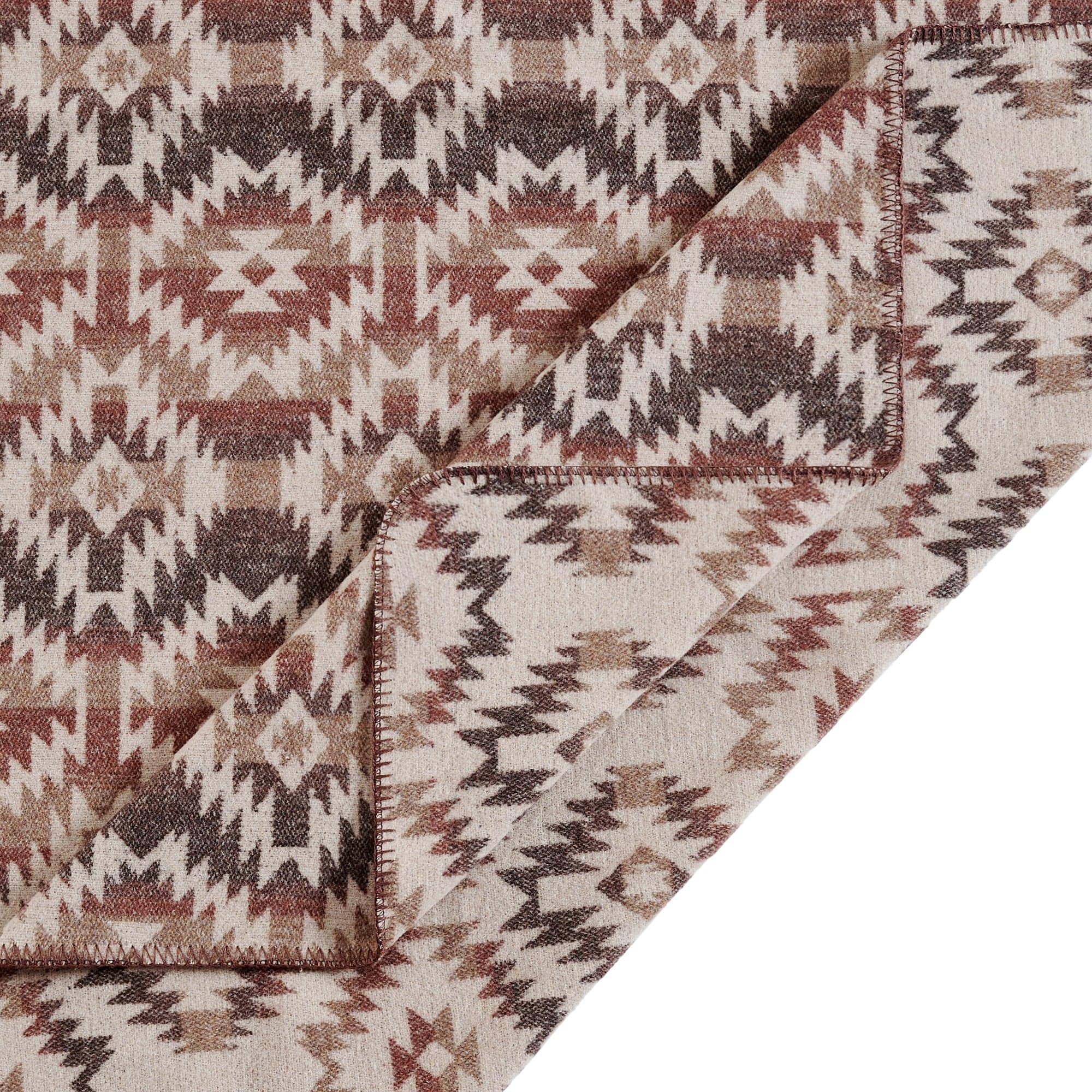 Mesa Wool Blend Blanket Set Throw