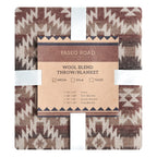 Mesa Wool Blend Blanket Set Throw