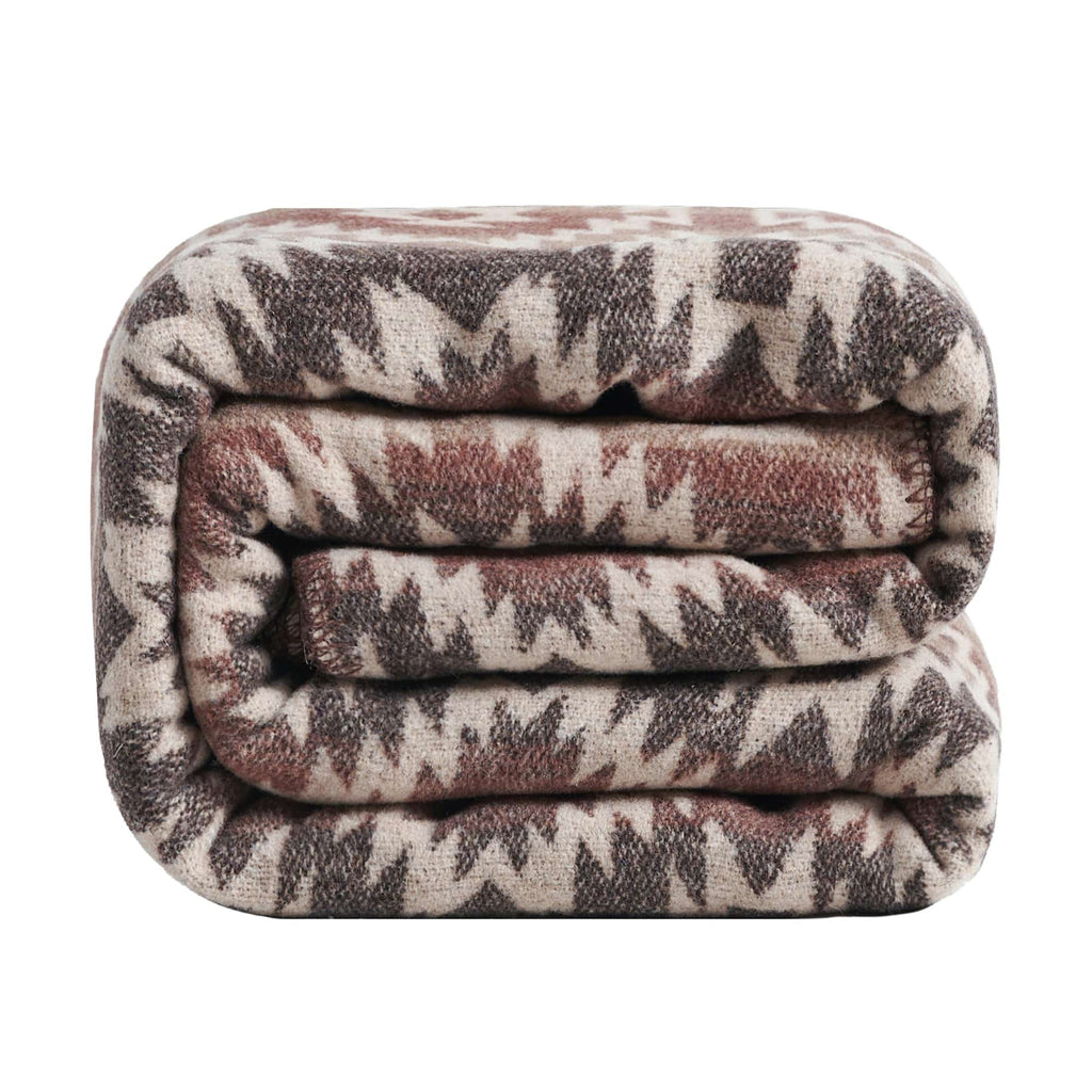 Mesa Wool Blend Blanket Set Throw