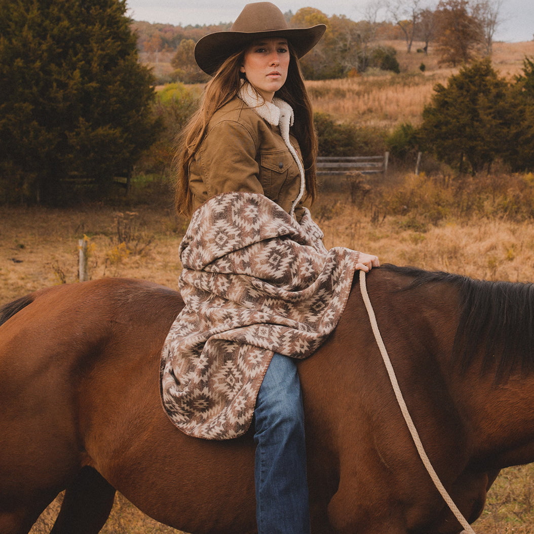 Mesa Wool Blend Throw Blanket Throw