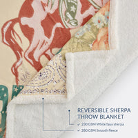 Rodeo Revival Campfire Sherpa Throw Throw