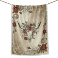 Rowena Longhorn Campfire Sherpa Throw Throw
