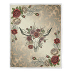 Rowena Longhorn Campfire Sherpa Throw Throw
