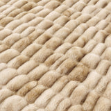 Ruched Rabbit Double-Sided Throw Throw