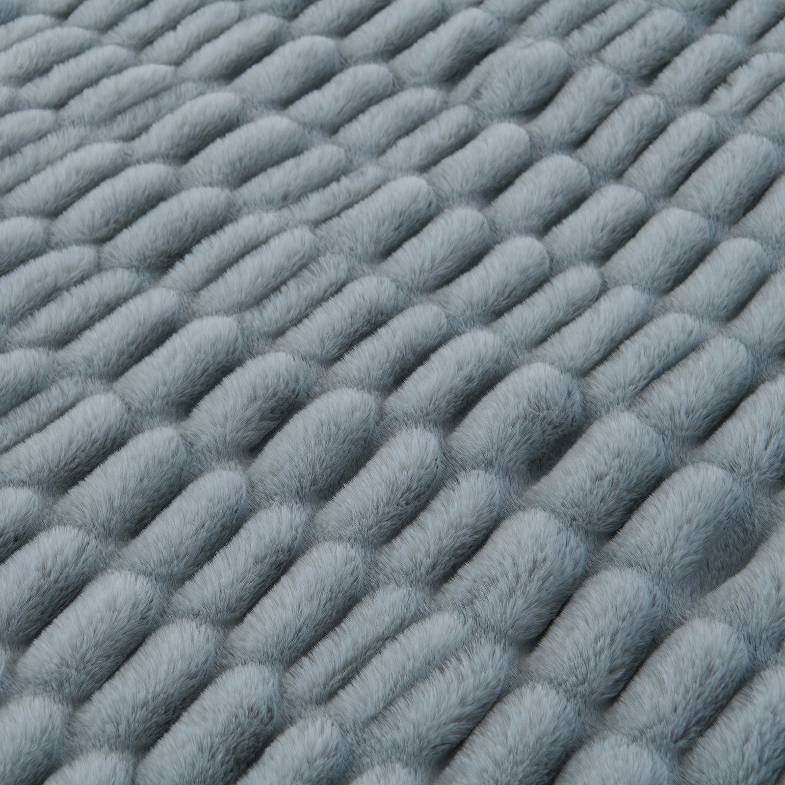 Ruched Rabbit Double-Sided Throw Throw