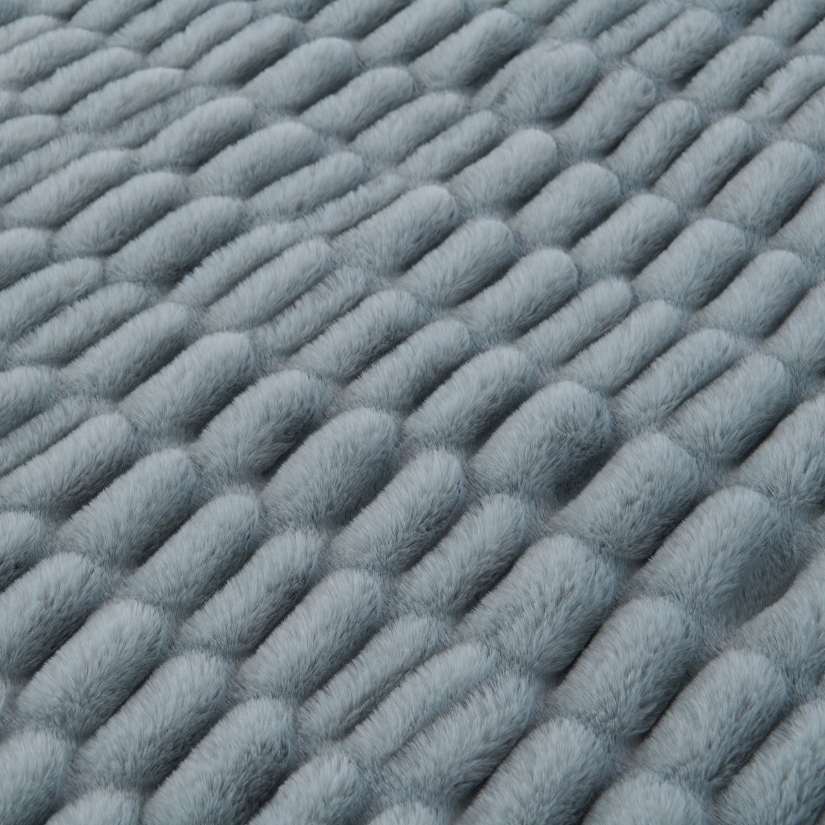 Ruched Rabbit Double-Sided Throw Throw