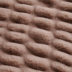 Ruched Rabbit Double-Sided Throw