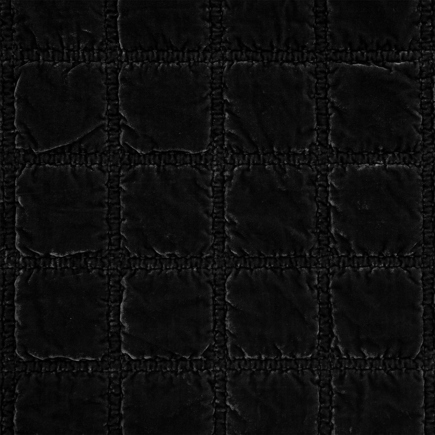 Stella Faux Silk Velvet Double Box Stitch Throw Throw