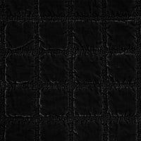 Stella Faux Silk Velvet Double Box Stitch Throw Throw