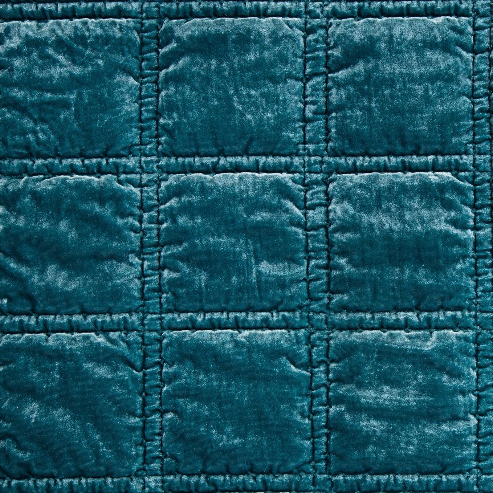 Stella Faux Silk Velvet Double Box Stitch Throw Throw